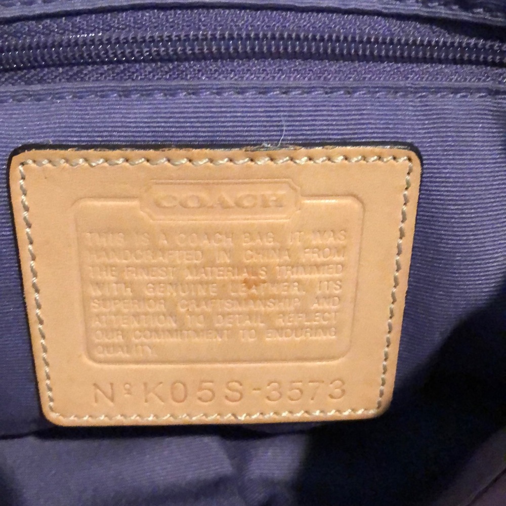 Authentic Coach Cross Body Patchwork Bag - image 2